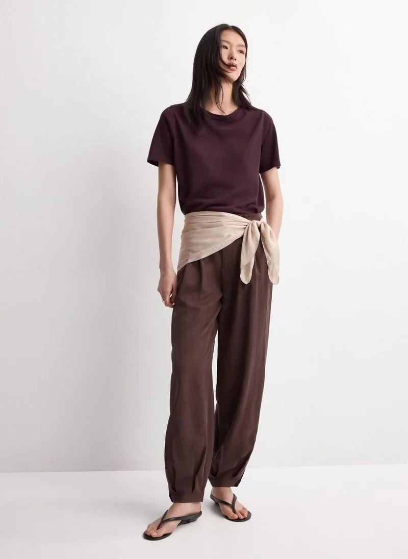 Mango  Short-sleeved knitted sweater for Women | Best Price UAE