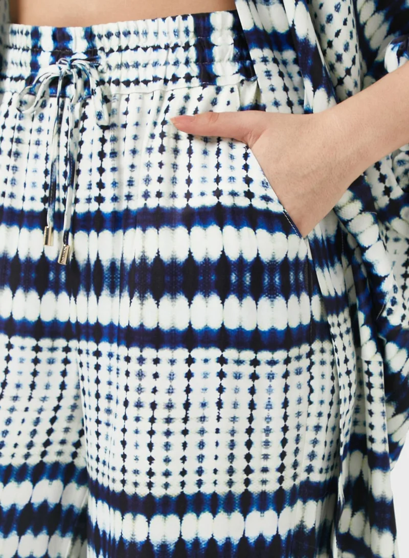 Nocturne Wide Leg Patterned Pants