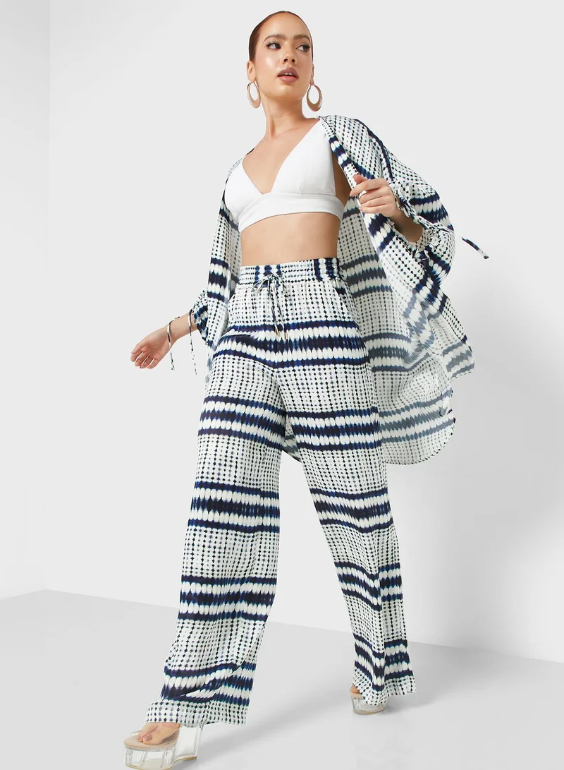Nocturne Wide Leg Patterned Pants