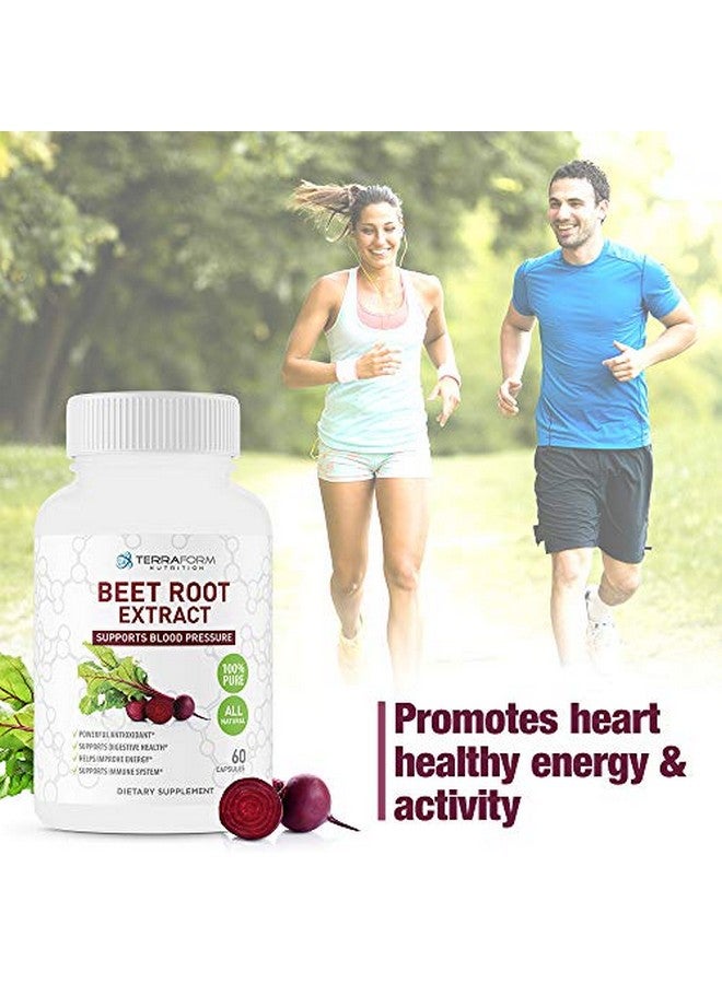 Beetroot Extract Capsules Beetroot Supplement To Help Lower Blood Pressure Digestive & Immune System Health 60 Capsules