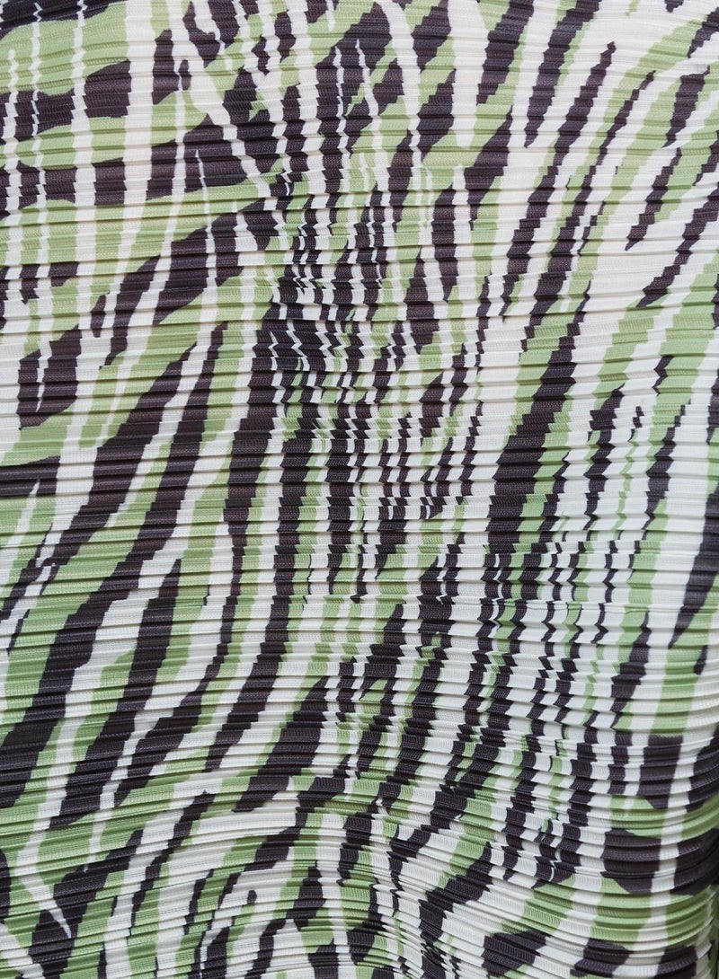 IZEL Multicolor Pleated Shirt  - Image 5