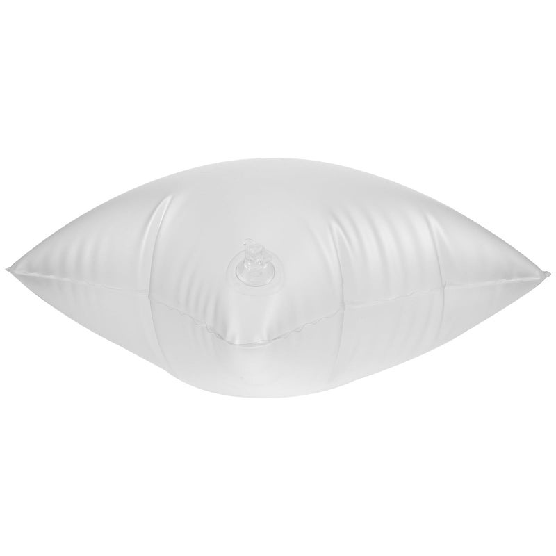 Inflatable Camping Pillow PVC Square Pad 36x36cm for Outdoor Travel Car Sleeping - Image 2