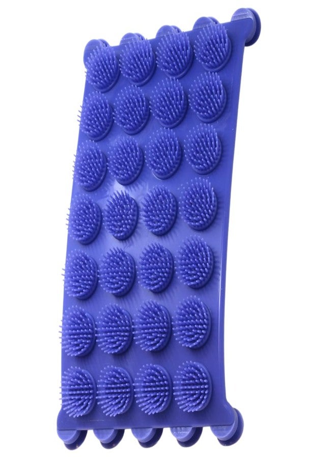Back Buddy Shower Back Scrubber | Exfoliating Silicone Shower Scrubber Pad for Clean and Relaxed Body | Non-Slip Back Scrubber for Shower | Multi-Use Body Scrubber Massage Pad (Violet) - Image 1