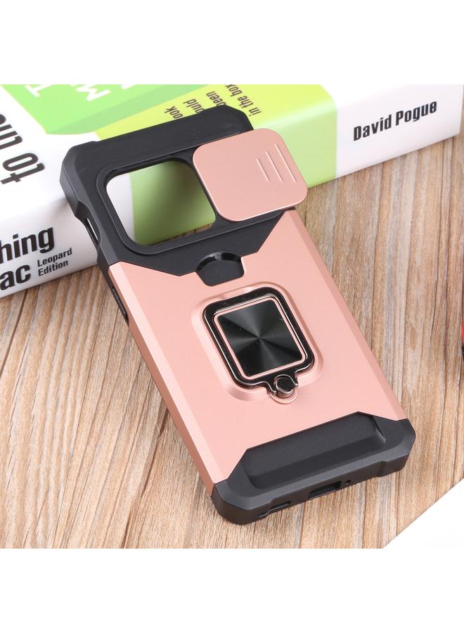 S-TOP Case For OnePlus 10 Pro Sliding Camera Cover Design PC + TPU Shockproof Phone Case - Image 2