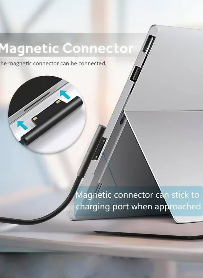 65W Charger 15V/4A Power Supply Adapter Compatible with Microsoft Laptop/Tablet Surface Pro 3/4/5/6/7/8/9/X Surface Go & Surface Book - Image 3