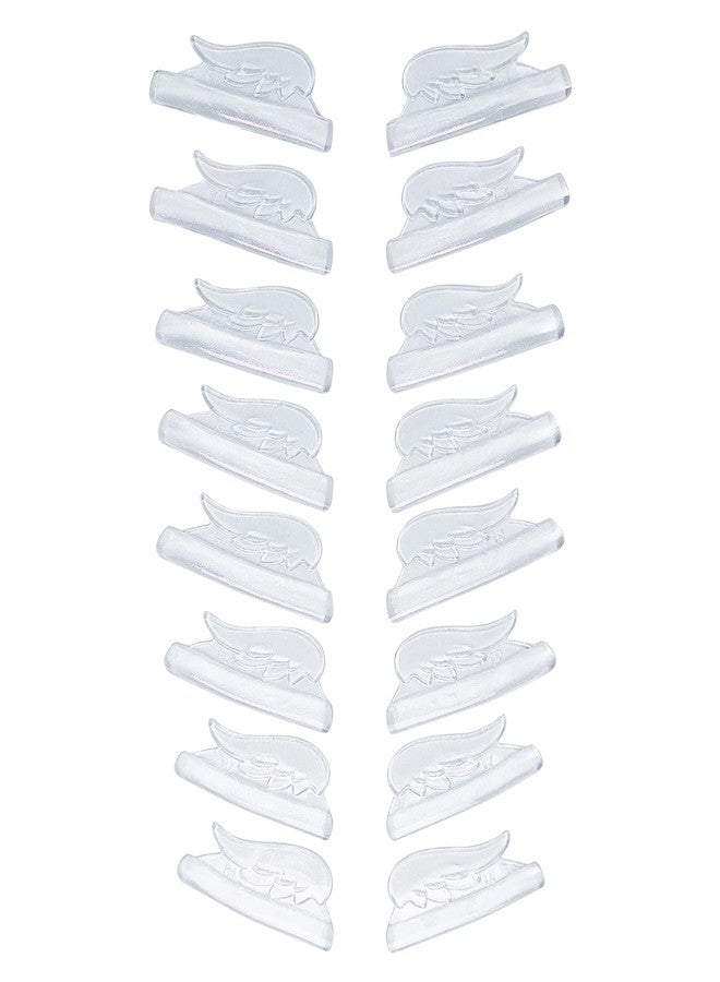 Libeauty Eyelash Lift Pads Libeauty Reusable Super Adhesive Lash Perm Rods 8 Pairs Silicon Pads Wing Shape Eyelash Lifting Shield DIY Use at Home or Salon Lash Curling Tool - Image 1