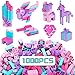 Reenwee Building Bricks SetClassic Colors Building Blocks ToysCompatible with All Major BrandsBirthday Gift for Kids PinkPurple 1000PCS - Image 4