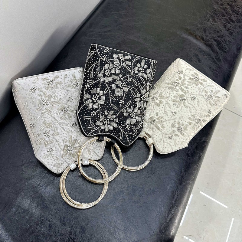 2024 Handmade Bead Bag Exclusive For Japanese Requirements Quality Celebrity Banquet Bag Handbag Dinner Bag - Image 5