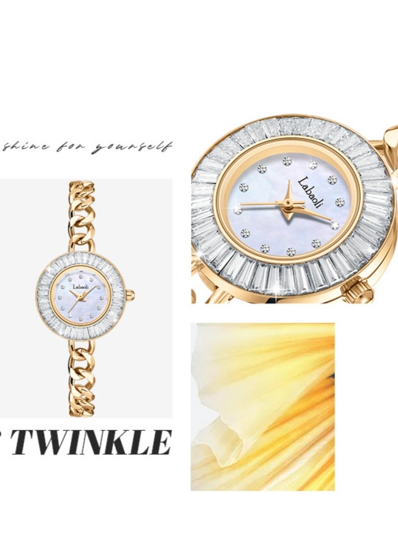 Labaoli Women's Fashion Diamond Inlaid Bracelet Watch - Image 4