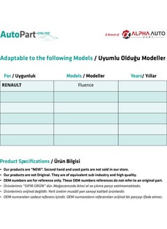 Alpha Auto Part Renault Fluence Window Button Cover Right & Left ()  - Image 3