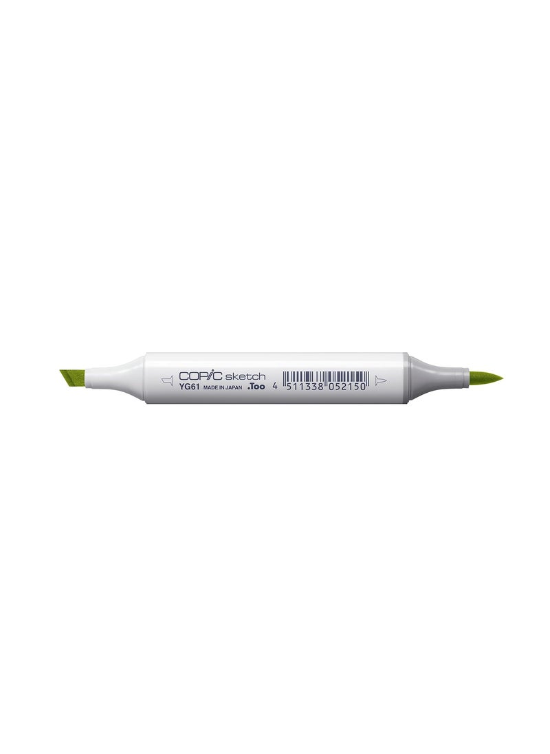 COPIC Copic Markers YG61-Sketch, Pale Moss  - Image 2