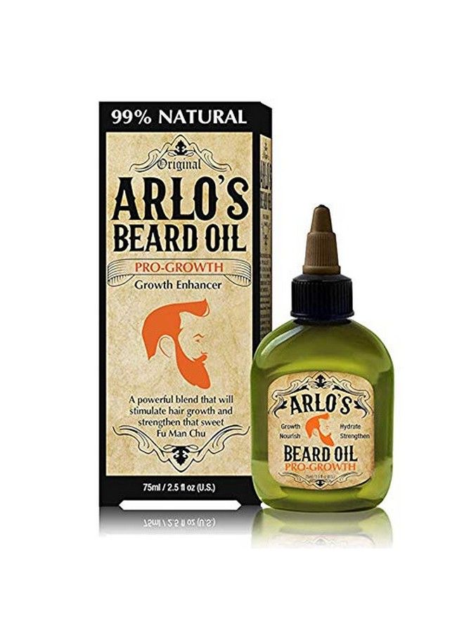 Arlo's زيت اللحية الأصلي الطبيعي بنسبة 99% لتعزيز نمو الشعر 25 أونصة سائلة - Image 1