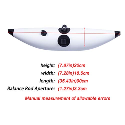 METER STAR 2Pcs Kayak Inflatable Outrigger Stabilizer Water Kayak Floats Buoy,Produced with PVC Raw Materials, Reliable Quality - Image 3