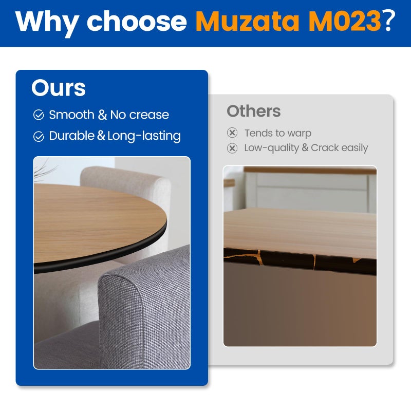 Muzata Black 3/4 Inch x 25 Ft Center Barb Tee Moulding Plastic T Molding for Tables Game and Arcade Machines Decorative Edging Shelf Guarding M023 - Image 3
