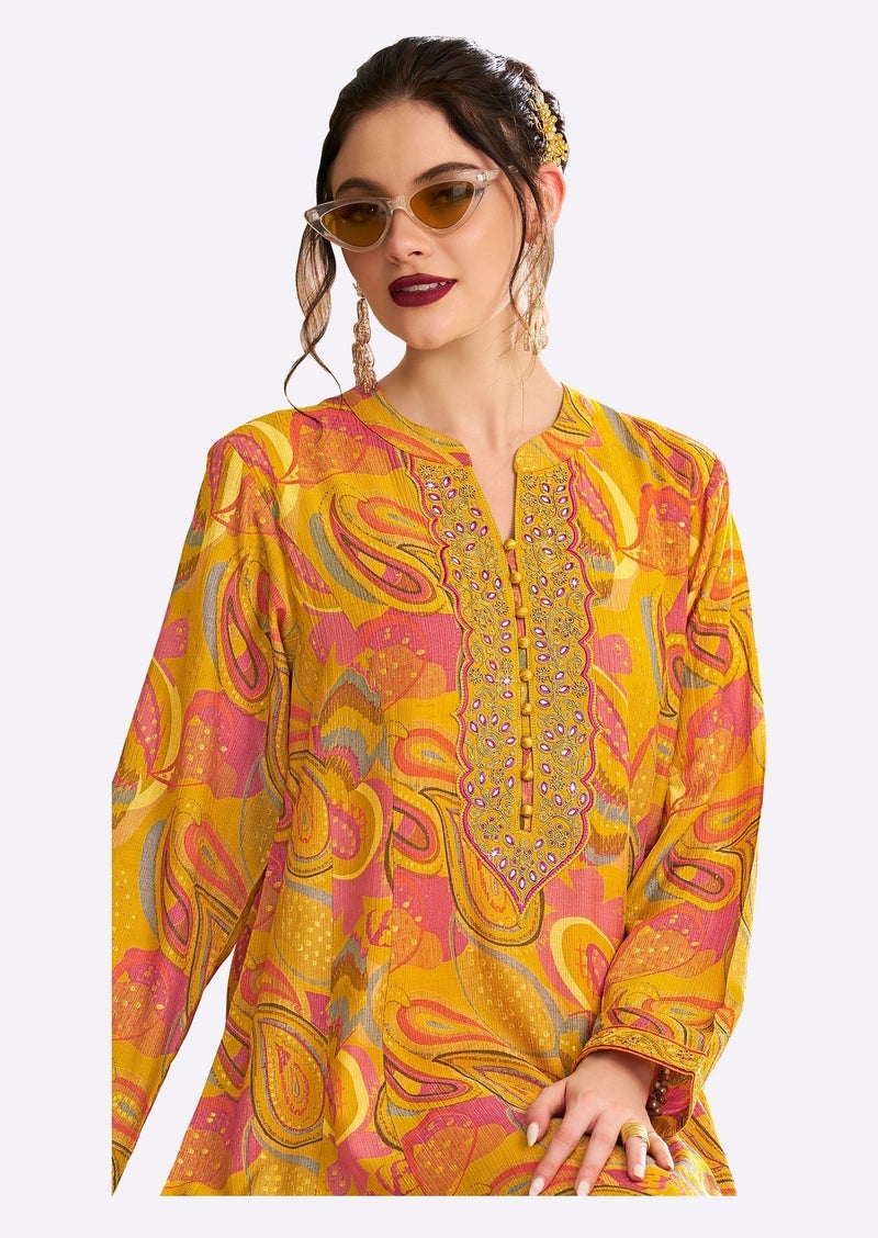 Sara Arabia جلابية سارة العربية المزخرفة بمناسبة العيد - Image 4