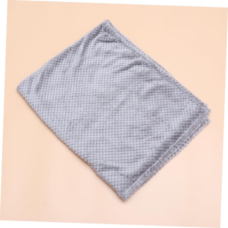 SUPVOX Pet Bed Protector Dog Cat Blanket Puppy Blanket Soft Dog Bed Versatile Mat Cover Grey - Image 2