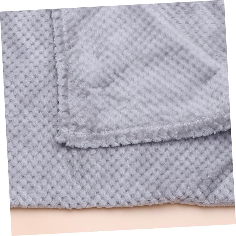 SUPVOX Pet Bed Protector Dog Cat Blanket Puppy Blanket Soft Dog Bed Versatile Mat Cover Grey - Image 4