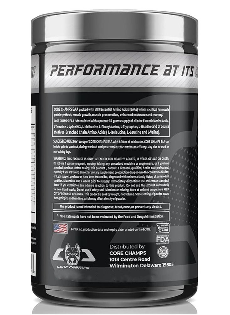 CORE CHAMPS - EAA Essential Amino Acids Green Apple 405g 30 Servings - Image 1