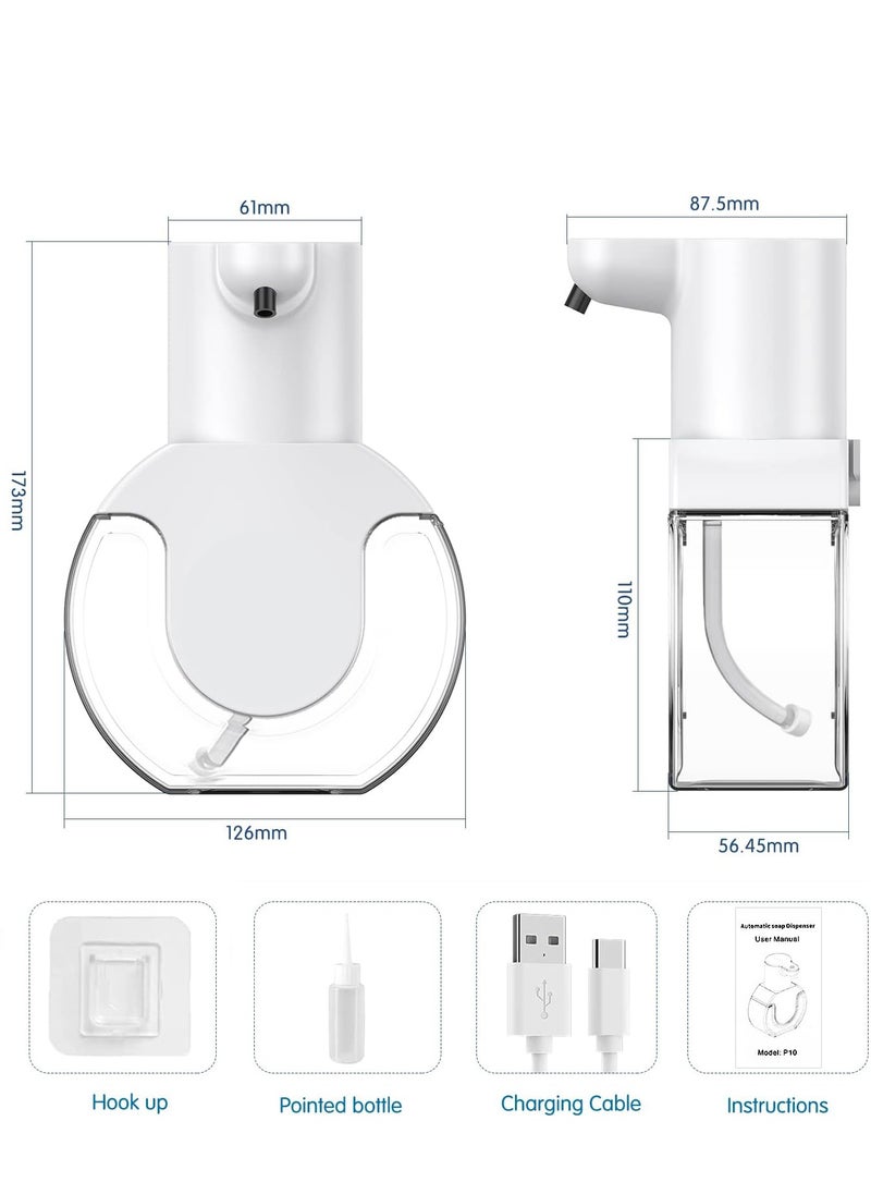 Generic - Automatic Liquid Soap Dispenser 420ml Touchless Hand Soap Dispenser IPX5 Waterproof Wall Amounted Hand Wash Dispenser For Kitchen Bathroom - Image 1