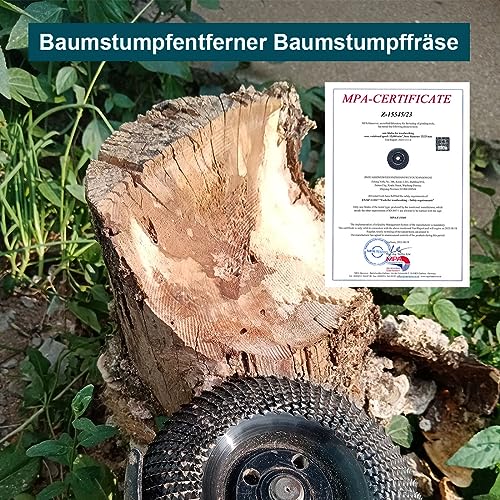 OBA Grinder Wheel Disc 4 Inch Wood Shaping Wheel, Wood Grinding Shaping Disk for Angle Grinders with 5/8” Arbor - Image 4