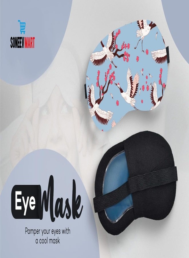 SONEEV MART قناع العين الجل المبرد من هينيسو للاستخدام اليومي والسفر - Image 5