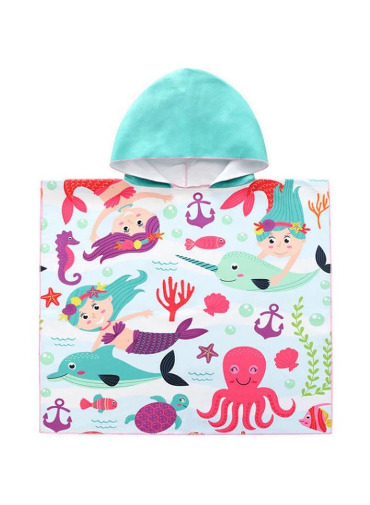 Y&D 60*120cm Printed Quick Drying Hooded Soft Bath Towel - Image 1