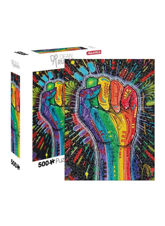 Aquarius Dean Russo Love Is Power 500 Piece Jigsaw Puzzle  - Image 1