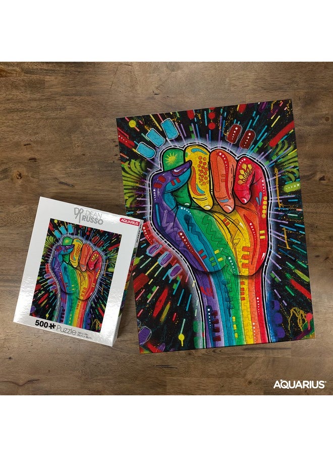 Aquarius Dean Russo Love Is Power 500 Piece Jigsaw Puzzle  - Image 3