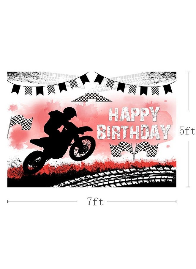 Happy Birthday Backdrop Dirt Bike Party Decorations Motorcycle Tire Track Backdrop Kids Birthday Party Supplies Red Blush Pink Photography Background Cake Table Banner 7X5Ft - pzsku/ZAFAB0F9D8C1B45F0F292Z/45/_/1693985115/b6240019-568b-40dc-8d8a-d0d9df06f09e