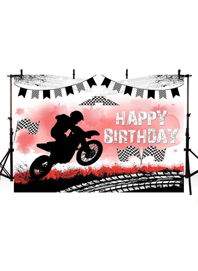 Happy Birthday Backdrop Dirt Bike Party Decorations Motorcycle Tire Track Backdrop Kids Birthday Party Supplies Red Blush Pink Photography Background Cake Table Banner 7X5Ft - pzsku/ZAFAB0F9D8C1B45F0F292Z/45/_/1693985116/ab9363b9-ac45-49d8-9dd6-18081b69287d