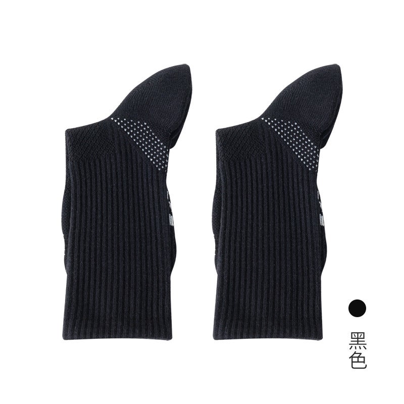 Generic Badminton Socks Childrens Mid-tube Socks Professional Sports Spring and Autumn Running Towel Bottom Thickened Shock Absorbing Fitness Socks Green  - Image 2