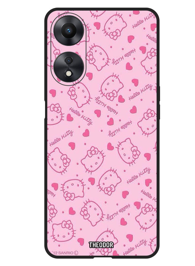 Theodor Protective Case Anti Scratch Shock Proof Bumper Cover For Oppo A1 5G Hello Kitty Tags - Image 1