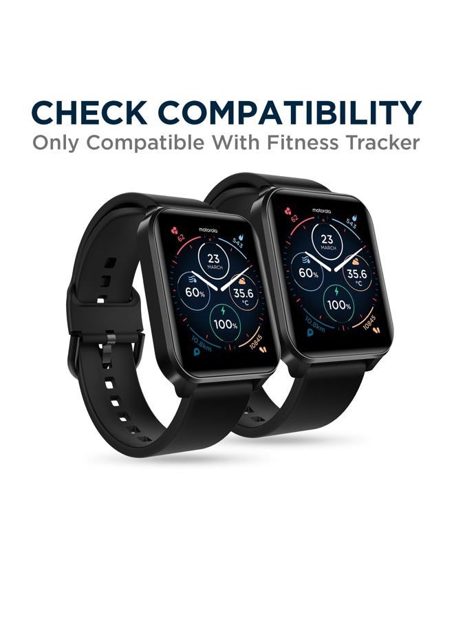 BENIO Wrist Bands Replacement Compatible for Motorola Moto Watch 70 Band Smart Fitness Tracker Band Activity Tracker Adjustable Wristband - Image 2