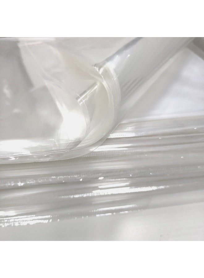 firstnock Clear Plastic Bags Size 22x33 cm | Self Adhesive Resealable OPP Bag for Paper, Documents, Bakery Cookies, Decorative Wrappers, Clothes, Gift Packaging | 50 Pcs Transparent Peel & Seal Bags - Image 4