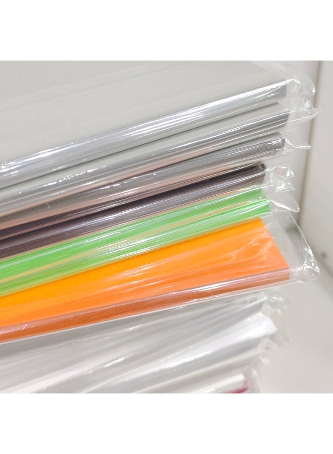 firstnock Clear Plastic Bags Size 22x33 cm | Self Adhesive Resealable OPP Bag for Paper, Documents, Bakery Cookies, Decorative Wrappers, Clothes, Gift Packaging | 50 Pcs Transparent Peel & Seal Bags - Image 3