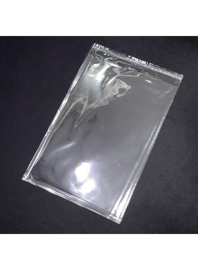 firstnock Clear Plastic Bags Size 22x33 cm | Self Adhesive Resealable OPP Bag for Paper, Documents, Bakery Cookies, Decorative Wrappers, Clothes, Gift Packaging | 50 Pcs Transparent Peel & Seal Bags - Image 1