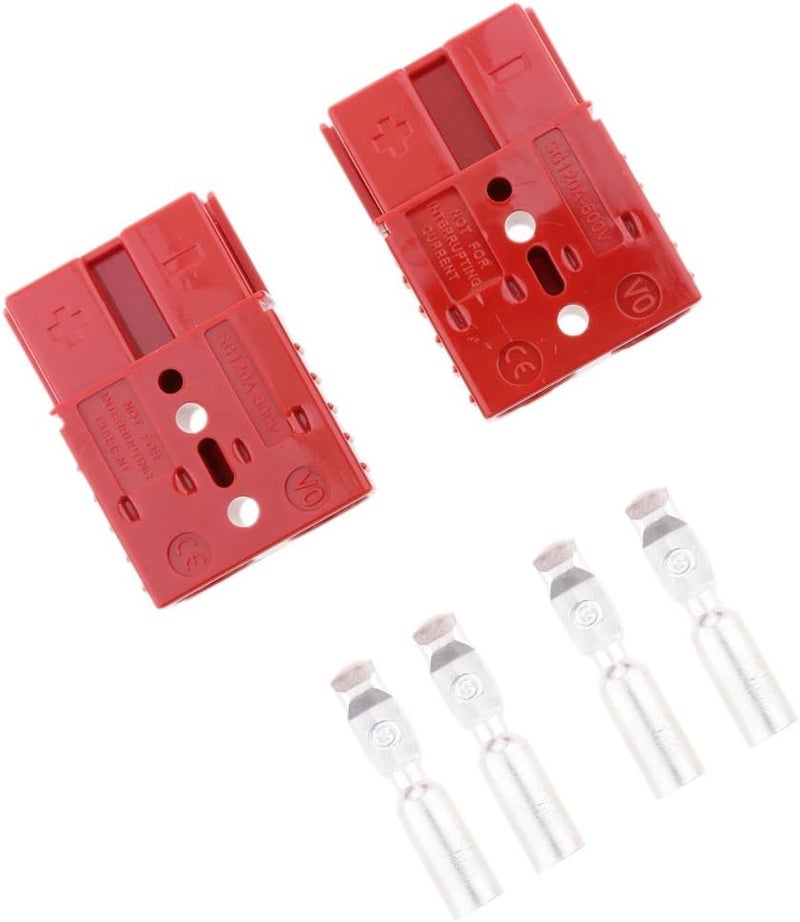 klarako 1 Pair Caravan Winch Trailer 175A 120A 50A 600V Battery Plugs Quick Disconnect Connectors  120A - Image 2