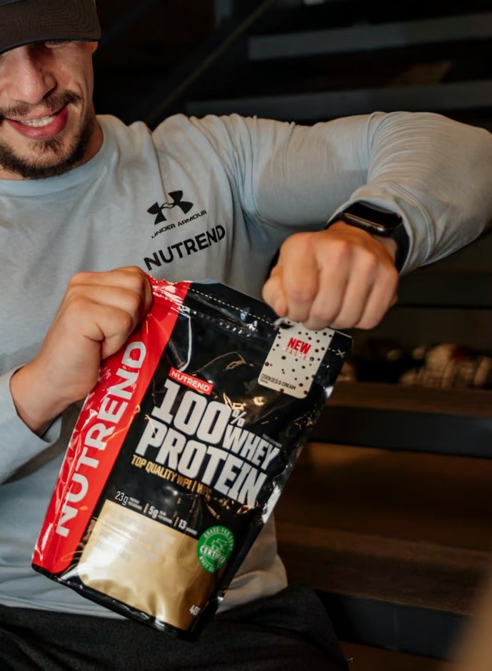 نوتريند 100% بروتين مصل الحليب 1000 جرام نكهة الكوكيز والكريمة 33 حصة - Image 3