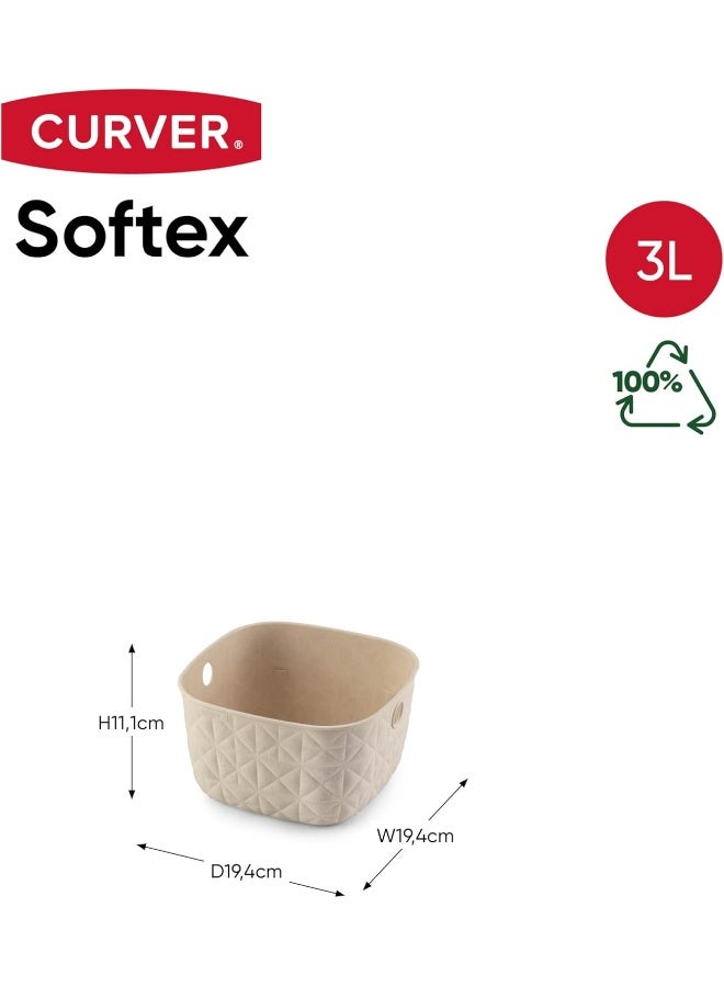 Curver CV SOFTEX BASKET XS 3L WHITE - Image 5