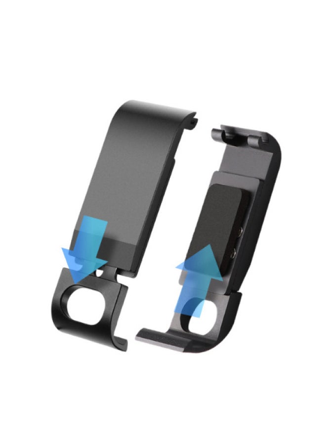 Generic Applicable To Gopro12/11/10/Universal Metal Side Cover Battery Cover Side Charging Side Opening Charging Cooling Cover-Color:9/10/11/12/13 Generation Metal Charging Side Cover  - Image 1