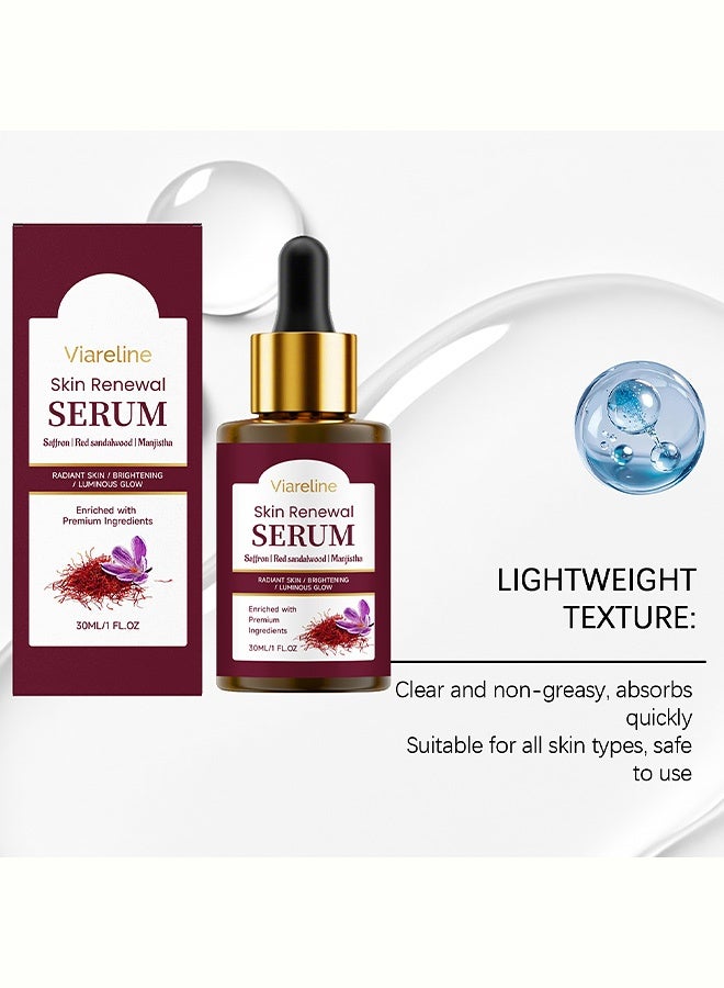 Viareline Saffron Skin-Care Essence - Transparent and Moisturizing Soft and Fine Lustrous Facial Serum 30ml - Image 2