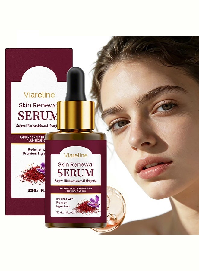 Viareline Saffron Skin-Care Essence - Transparent and Moisturizing Soft and Fine Lustrous Facial Serum 30ml - Image 1