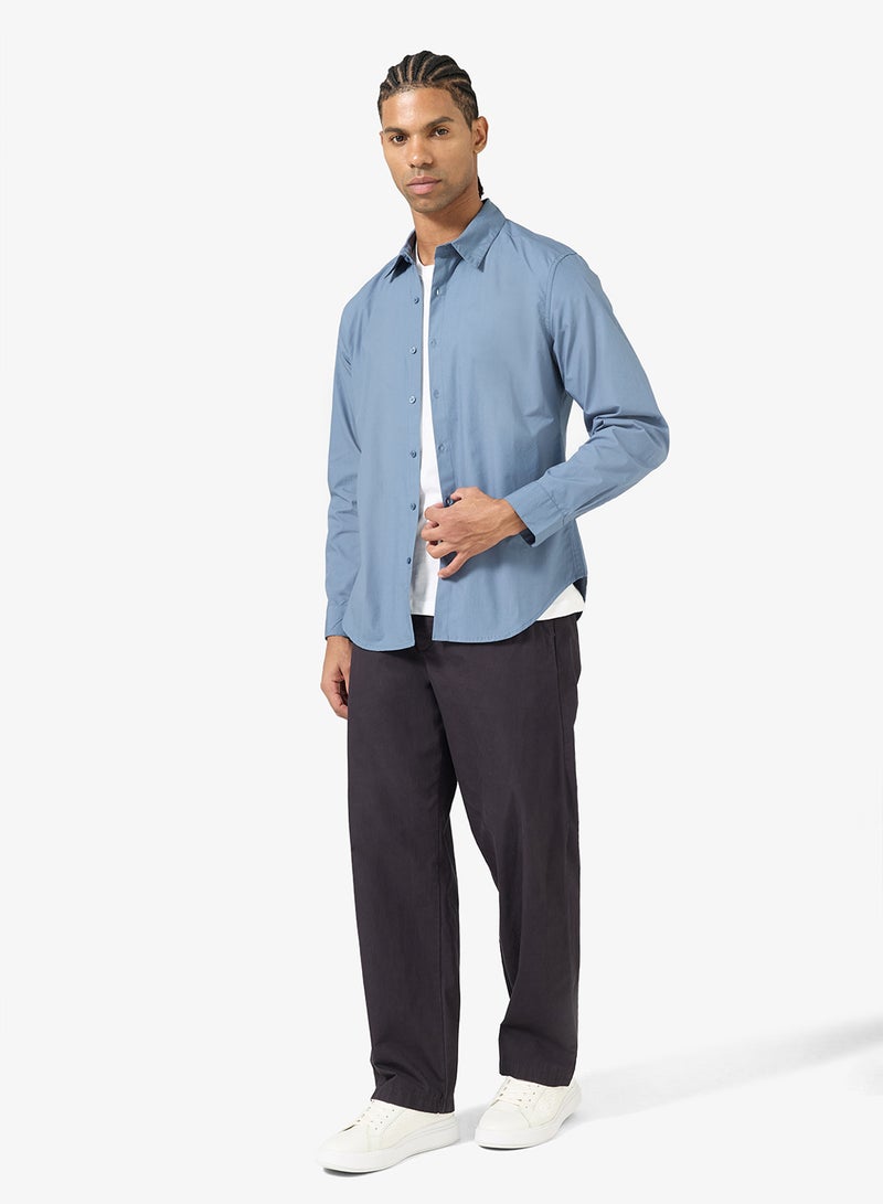 سفنتي فايف قميص كلاسيكي بقصة عادية - Image 4