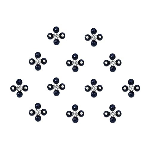 Comet Busters Beautiful Black Bindis With Diamond (BIN1125)(7mm) - Image 1
