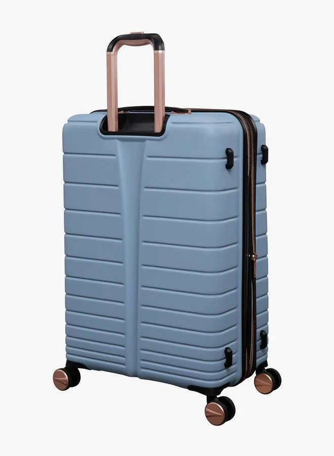 إت Striped Hardcase Luggage Trolley With Retractable Handle