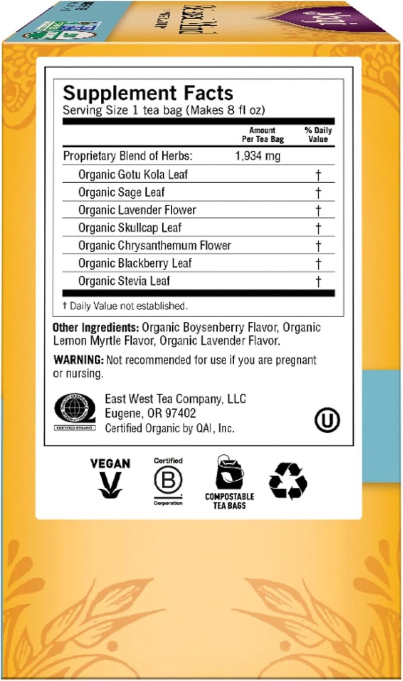 Yogi Tea, Relaxed Mind, 16 Count - Image 2