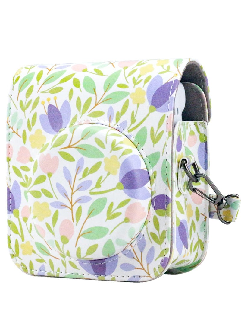 Y&D Protective Case Compatible with Fujifilm Instax Mini 12, for Fuji Accessory Pocket and Adjustable Strap Present to Friends Families  - Image 2