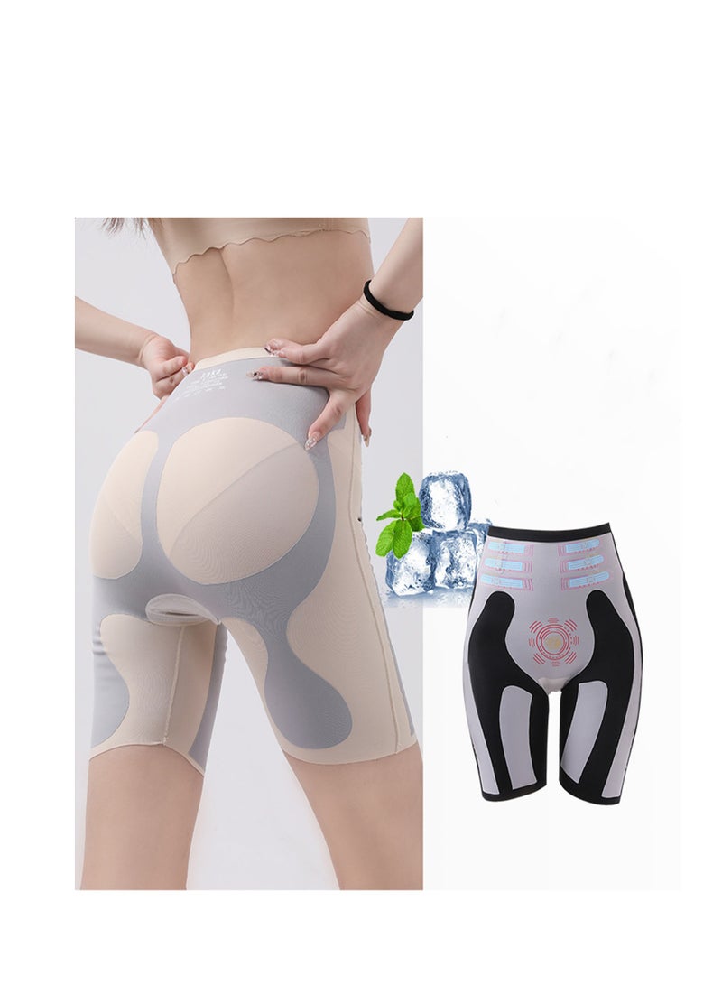 Excefore High Waisted Tummy Control Pants High Waisted Shapewear for Women Fiber Restoration Shaper Lifter Light Tummy Control Shorts Thigh Tummy and Hip Lift Pants Shapewear L Size - Image 1