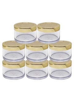 Zenvista Meditech Avnii Organic's Cosmetics Shan Jars with Very Beautiful Gold Lids, for Lip Balms and Skin Care- Pack of 8 ( Capacity 15 Gms) - pzsku/ZAFABF31B1D06F4FF3443Z/45/_/1738306487/2e12f023-eb9f-4c16-bb58-fdee961e32ec