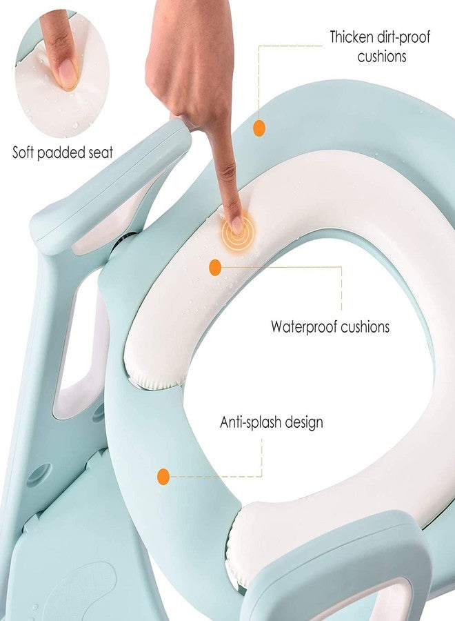 LAFILLETTE Lightweight Foldable Baby Potty Training Chair For Indoor And Outdoor Use (LIGHT GREEN) - Image 4